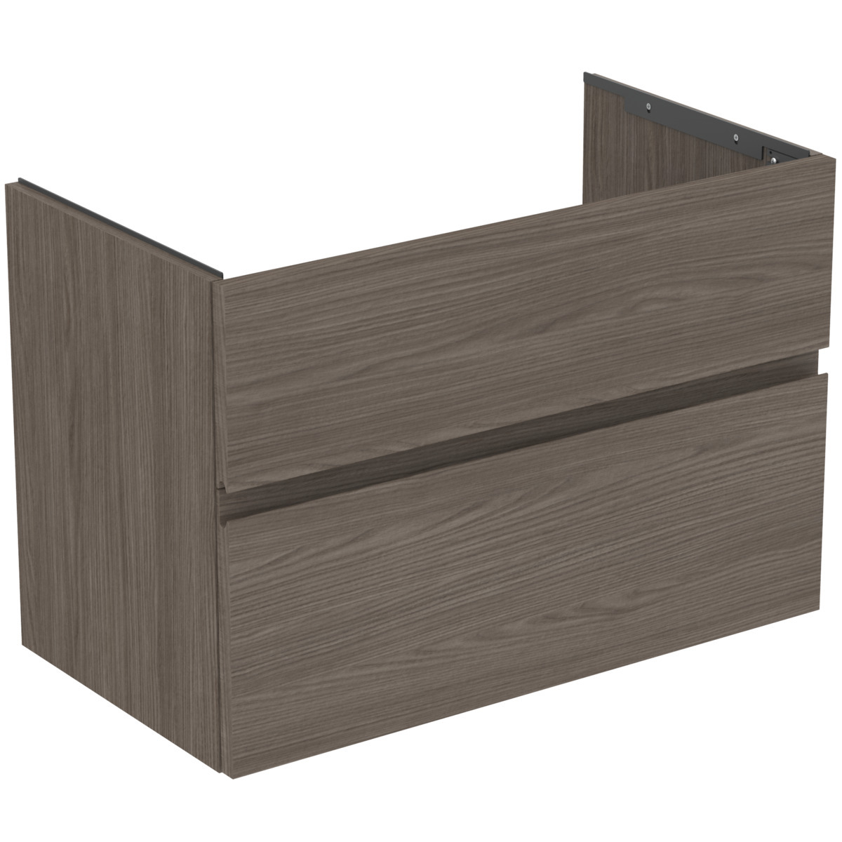 Ideal Standard Finesse - Mobiletto Da Lavabo, 80x44x55 Cm, 2 Cassetti, Dark Elm E3387ur