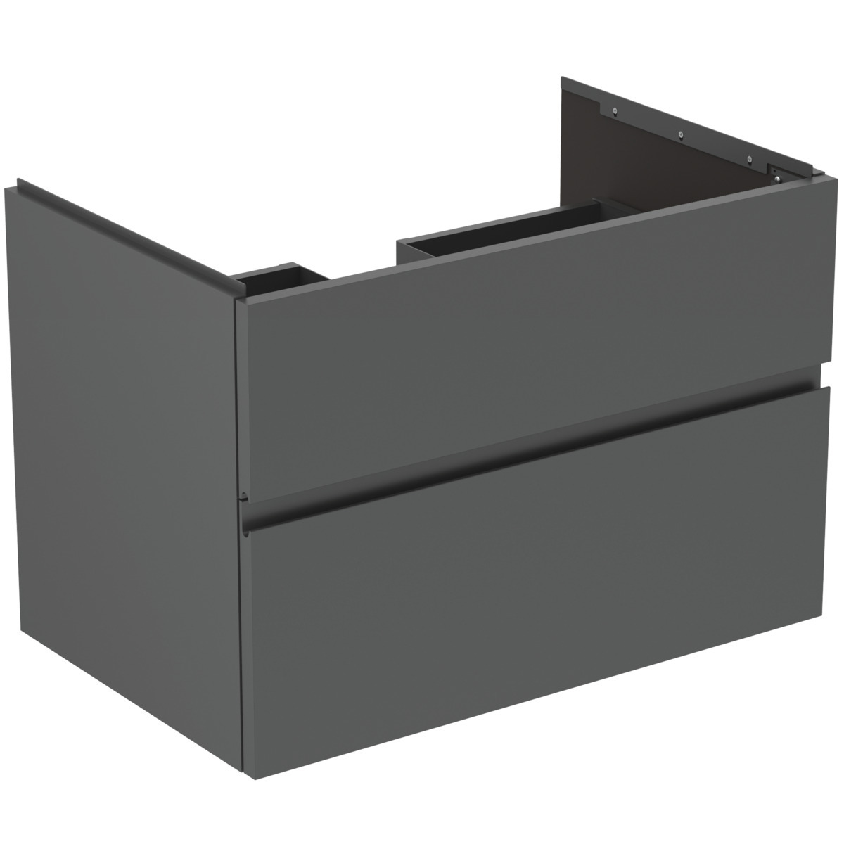Ideal Standard Finesse - Mobiletto Da Lavabo, 80x51x55, 2 Cassetti, Antracite Opaco E3396y2
