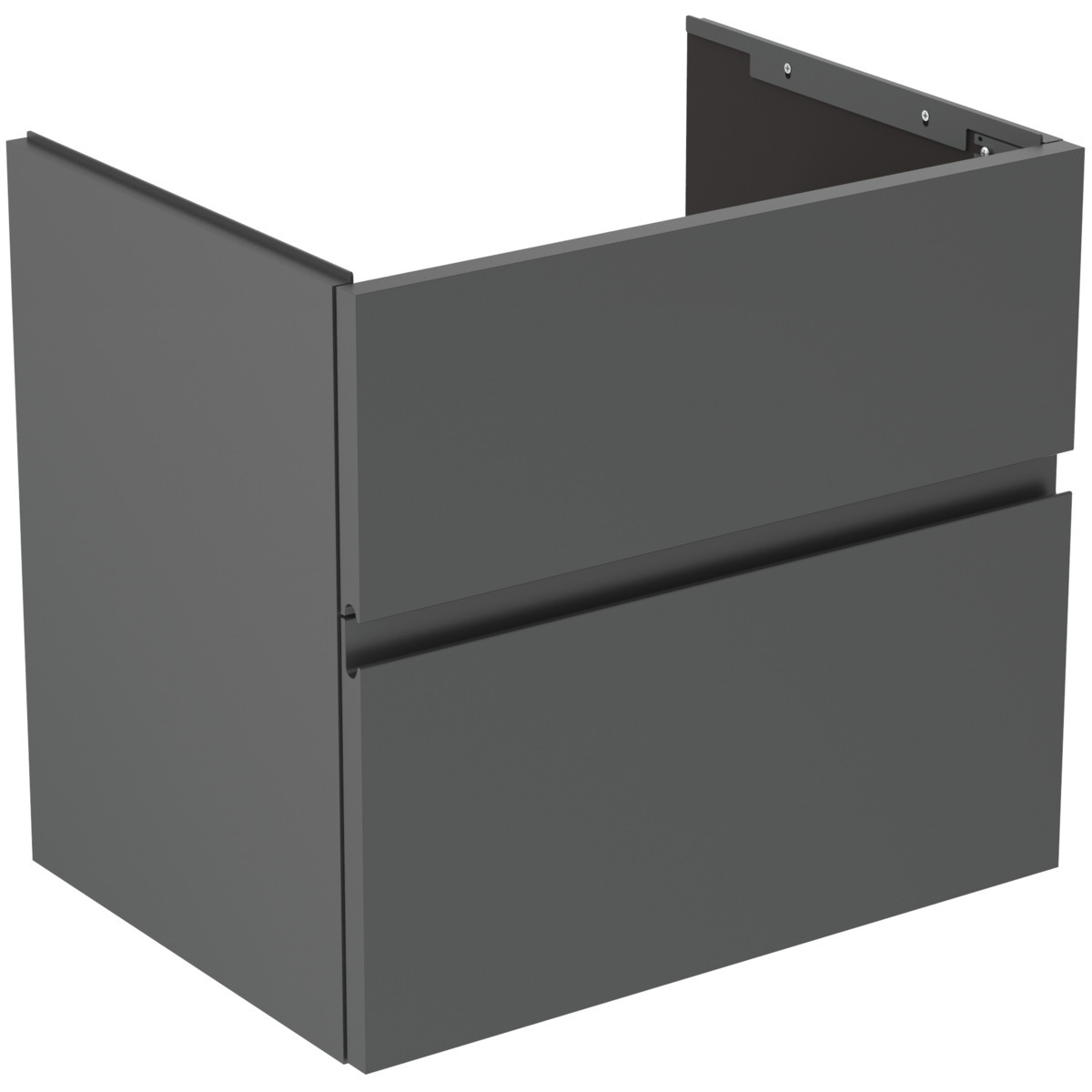 Ideal Standard Finesse - Mobiletto Lavabo, 60x44x55, 2 Cassetti, Antracite Opaco E3386y2 Ideal Standard Finesse - Mobiletto Lavabo, 60x44x55, 2 Cassetti, Antracite Opaco E3386y2