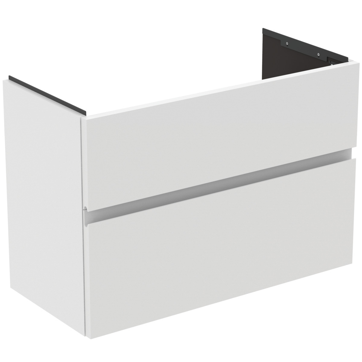 Ideal Standard Finesse - Mobiletto Lavabo, 80x38x55 Cm, 2 Cassetti, Bianco Opaco E3380y1