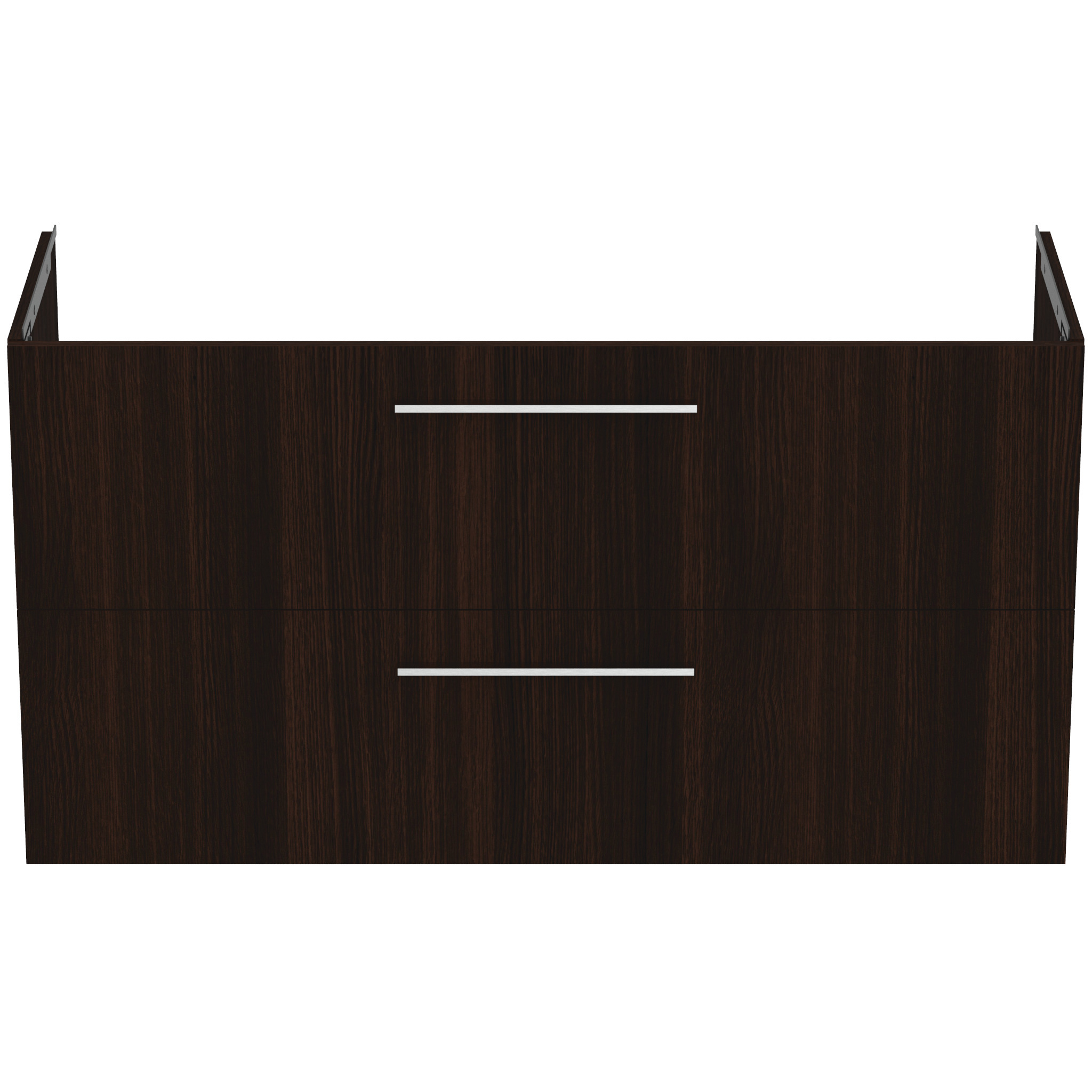 Ideal Standard I.life A - Mobiletto Da Lavabo, 120x44x63 Cm, 2 Cassetti, Rovere Caffè T5258nw