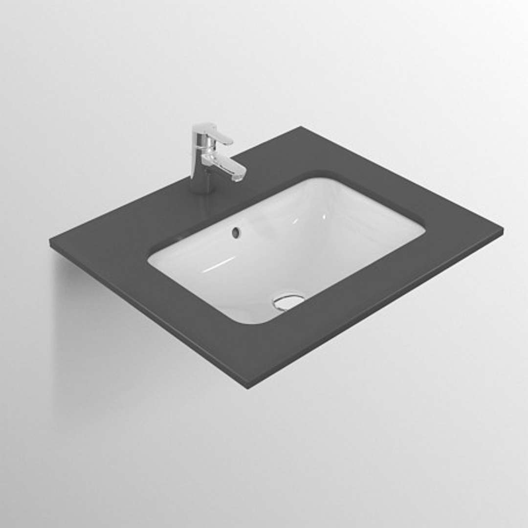 Ideal Standard - Lavabo Sottopiano Connect Rettangolare 420 X 350 X 175 Mm Bianco Ideal Standard - Lavabo Sottopiano Connect Rettangolare 420 X 350 X 175 Mm Bianco