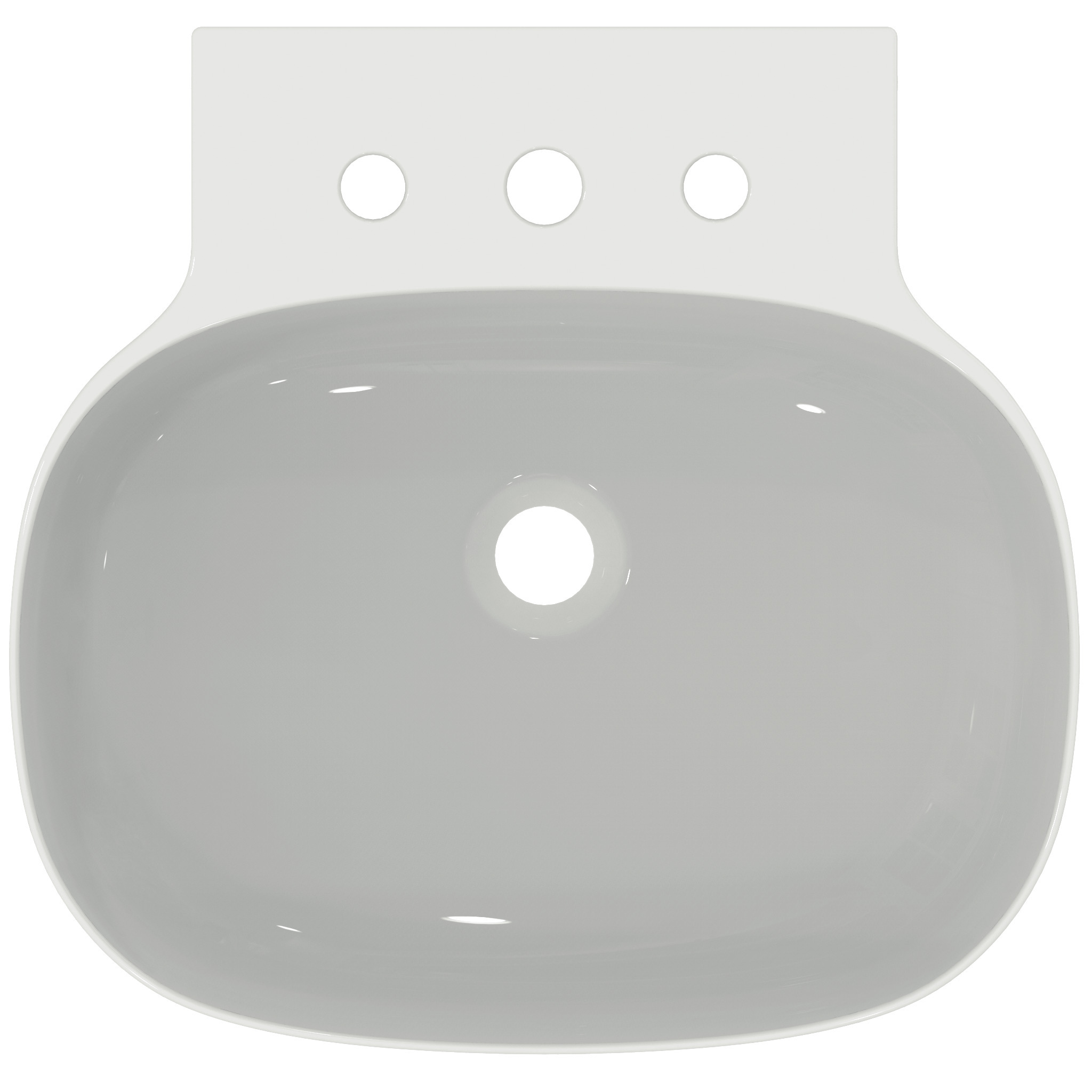 Ideal Standard Linda-x Lavabo, 3 Trous Pour Robinet, Sans