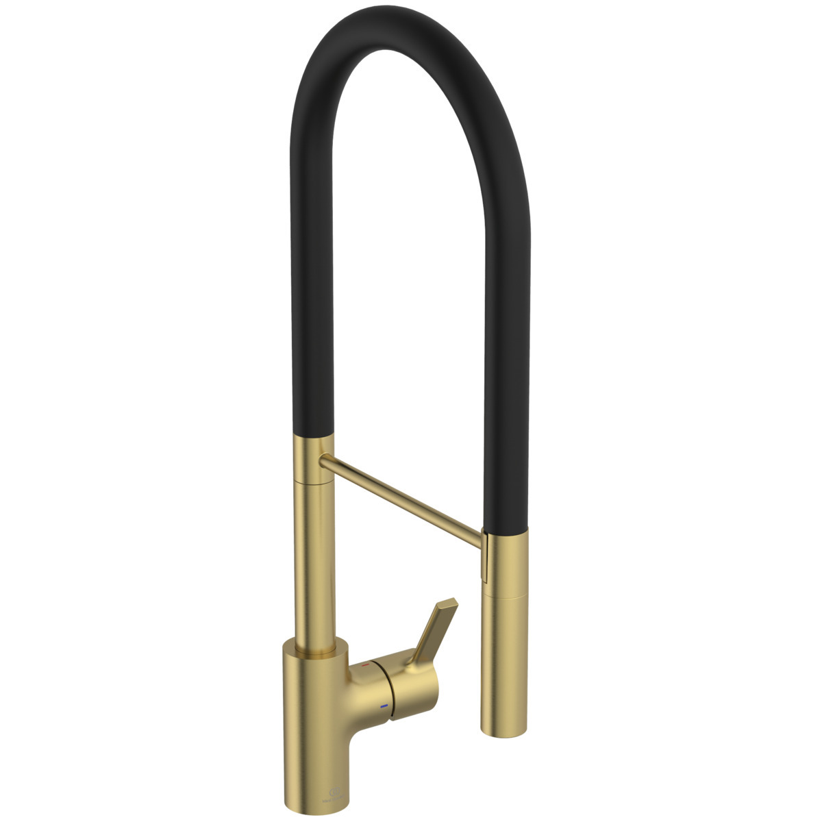 Ideal Standard Miscel. Cucina Gusto Estensione 225mm Semi-pro 2 Getti H:604mm Brushed Gold, Bd421a2 Ideal Standard Miscel. Cucina Gusto Estensione 225mm Semi-pro 2 Getti H:604mm Brushed Gold, Bd421a2
