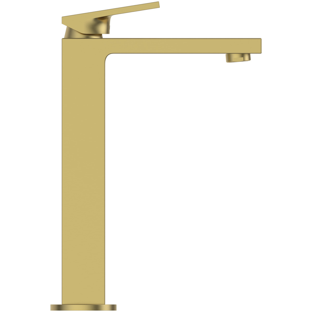 Ideal Standard Miscelatore Lavabo Extra Sbraccio 150mm Base Rialzata S.piletta Scarico Brushed Gold, Bd507a2