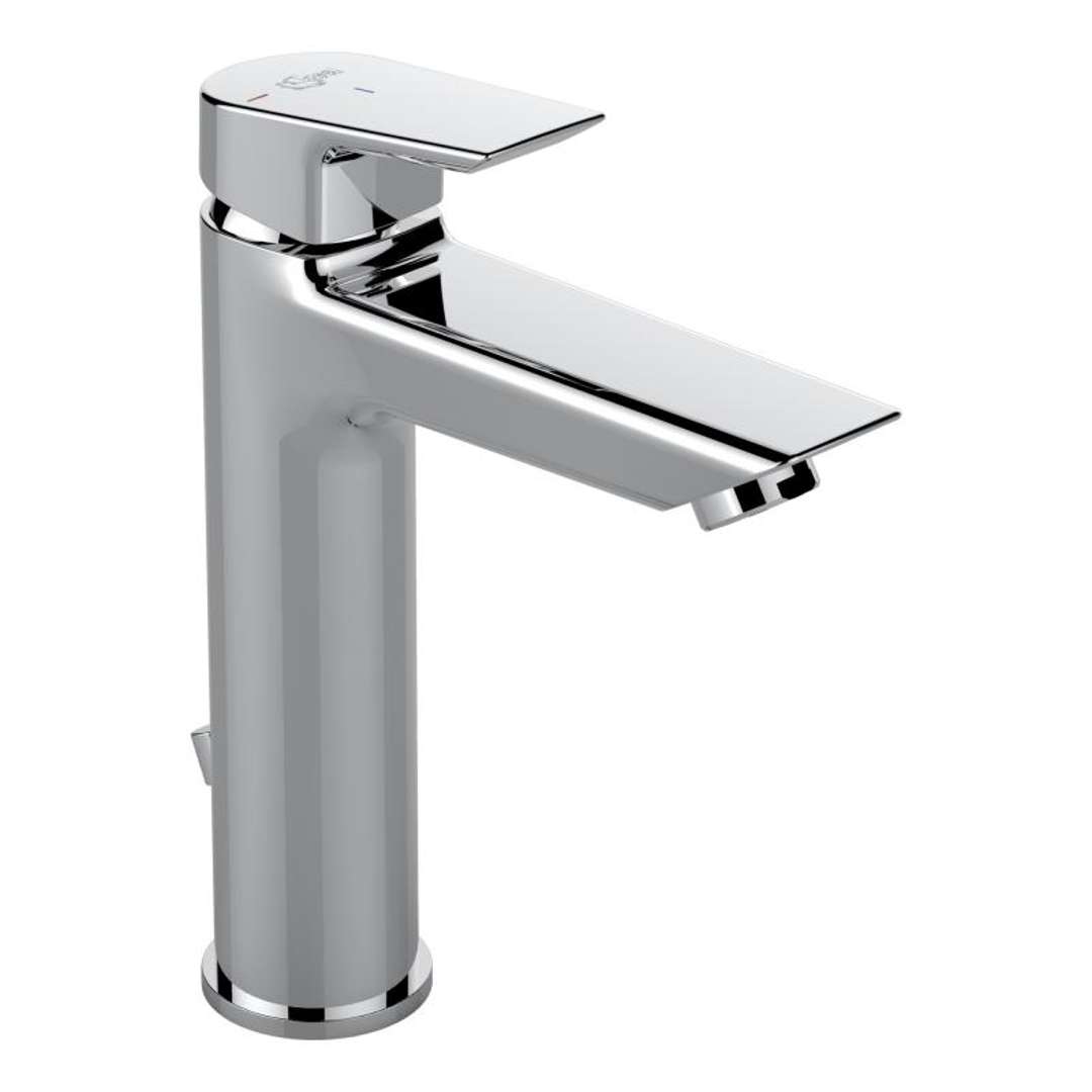 Ideal Standard - Miscelatore Lavabo Tesi Grande Bluestart Con Piletta Cromata Ideal Standard - Miscelatore Lavabo Tesi Grande Bluestart Con Piletta Cromata
