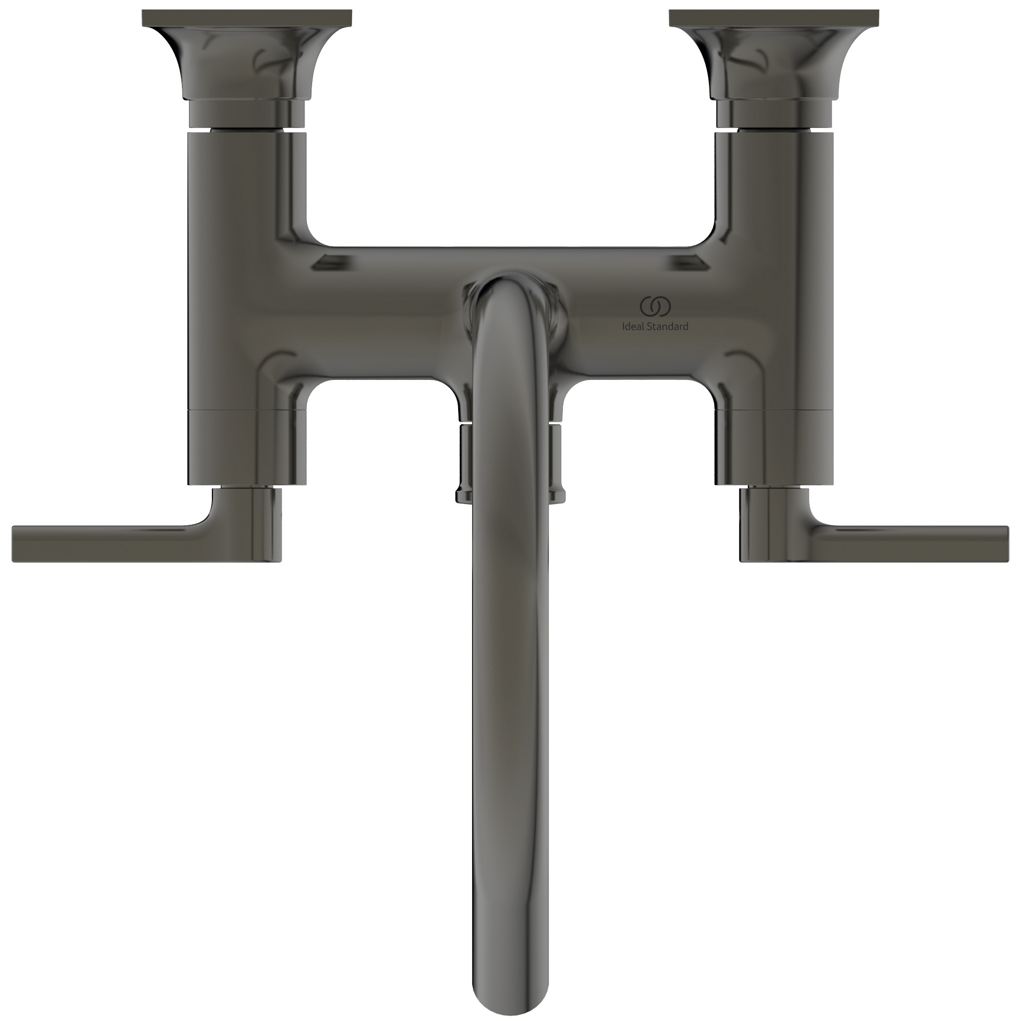 Ideal Standard Miscelatore Vasca Esterno Joy Neo Sporg.190mm Maniglie A Leva Magnetic Grey, Bd161a5