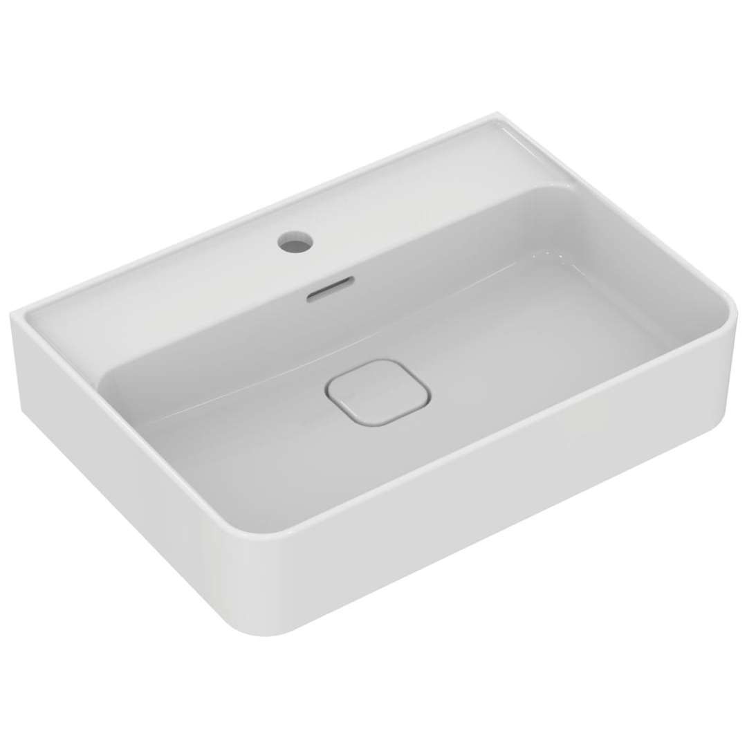 Ideal Standard - Strada Ii - Lavabo 60x43 Cm, Con Foro Per Rubinetto, Con Ideal Plus, Bianco T3000ma