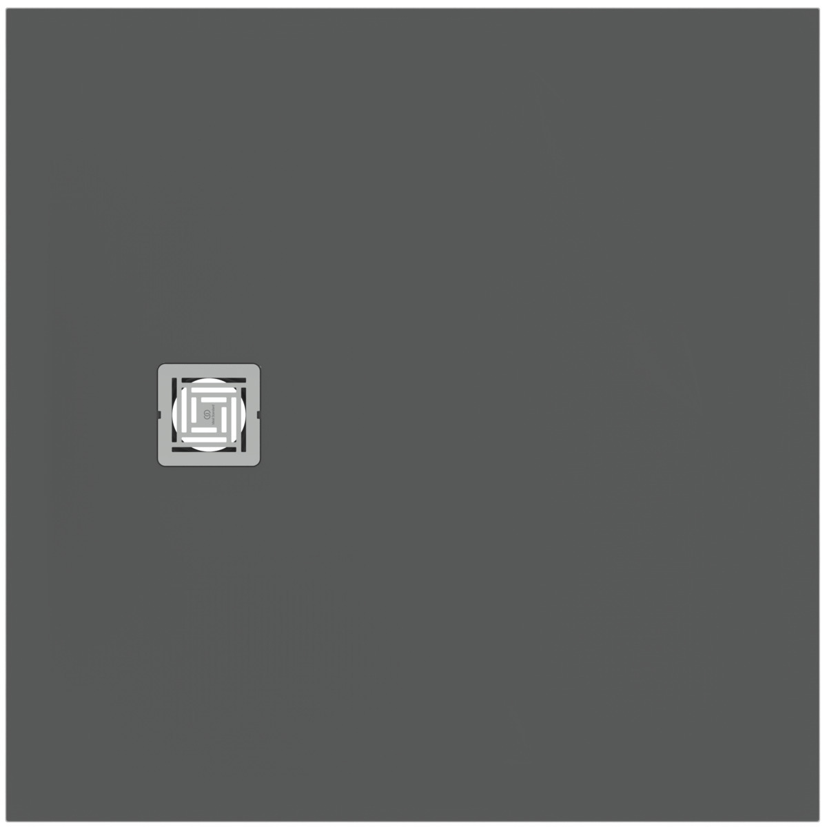 Ideal Standard Ultra Flat S + - Piatto Doccia 100x100 Cm, Anti-slip, Grigio T5608fs