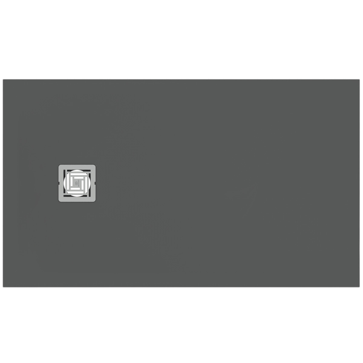 Ideal Standard Ultra Flat S + - Piatto Doccia 120x70 Cm, Anti-slip, Grigio T5603fs