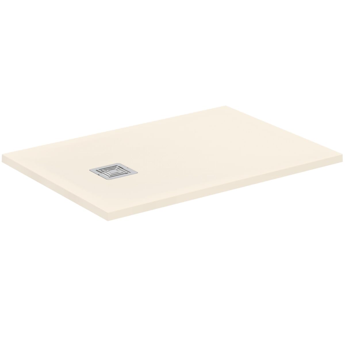 Ideal Standard - Ultra Flat S+, Piatto Doccia Rettangolare Ultrasottile In Resina Effetto Pietra, 100x70cm, Ideal Solid, Scarico Lato Corto, Sabbia Ideal Standard - Ultra Flat S+, Piatto Doccia Rettangolare Ultrasottile In Resina Effetto Pietra, 100x70cm, Ideal Solid, Scarico Lato Corto, Sabbia