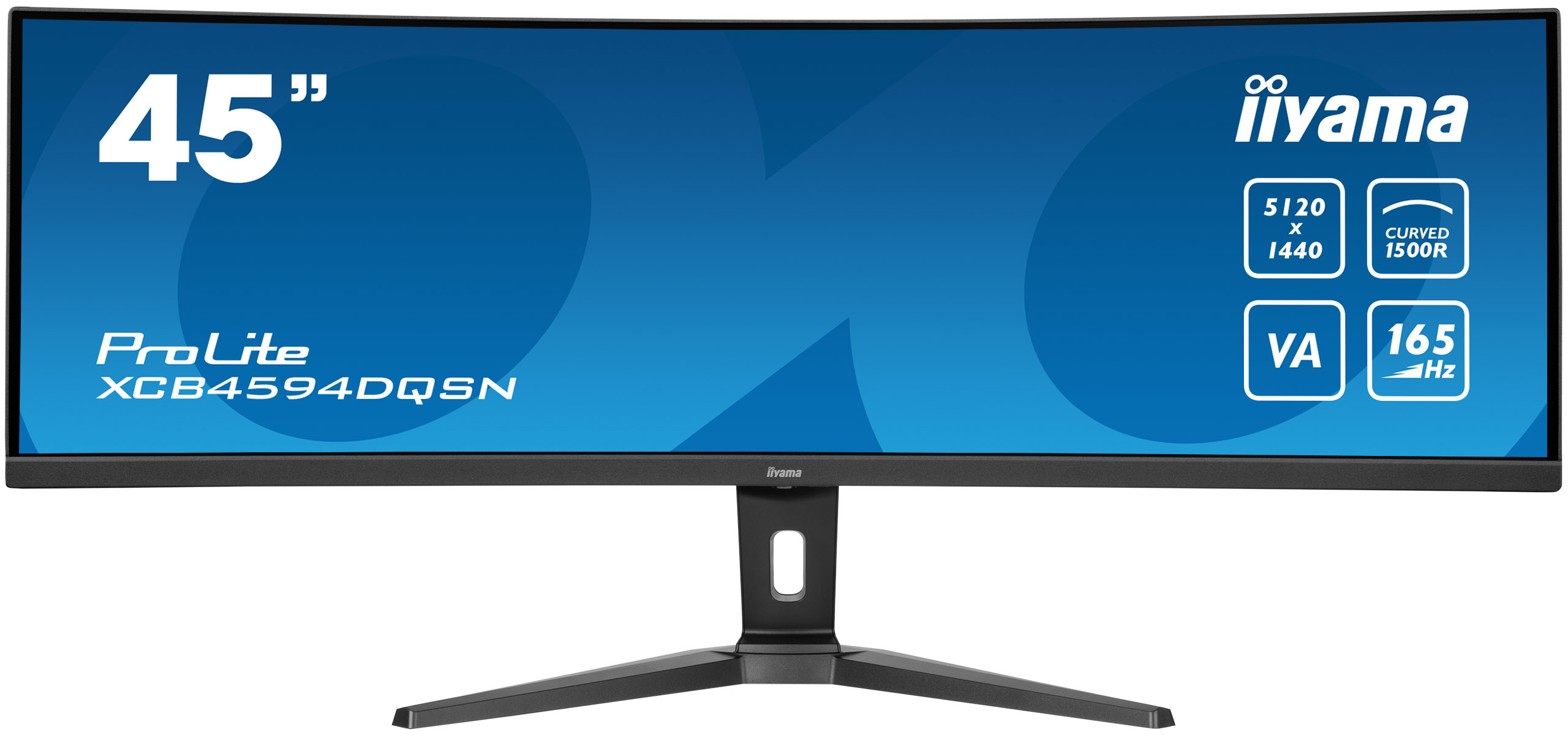 iiyama G-MASTER 45"LCD Curved Bus. UWQHD Monitor PC 113 cm (44.5") 5120 x 1440 Pixel Dual QHD LED Nero