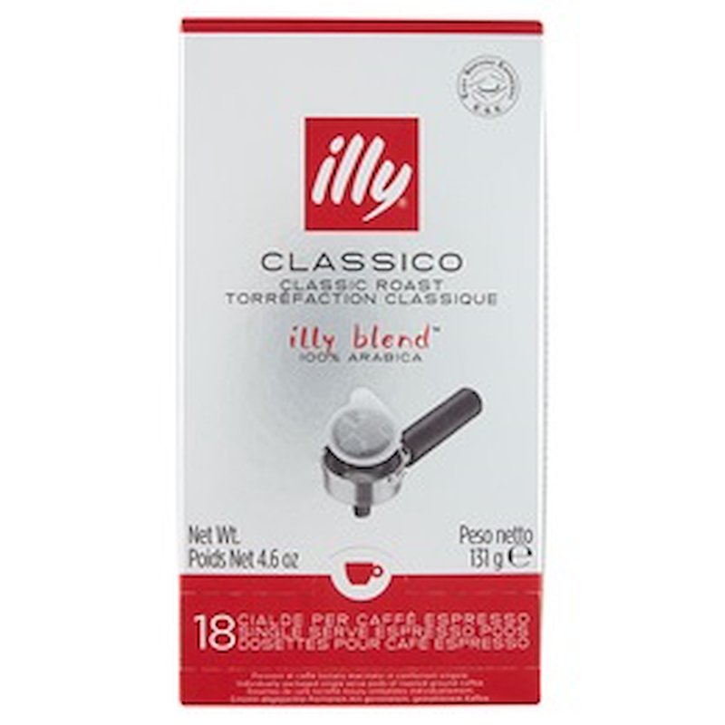 Illy - 18 Cialde Caffè Monodose E.s.e. Classico