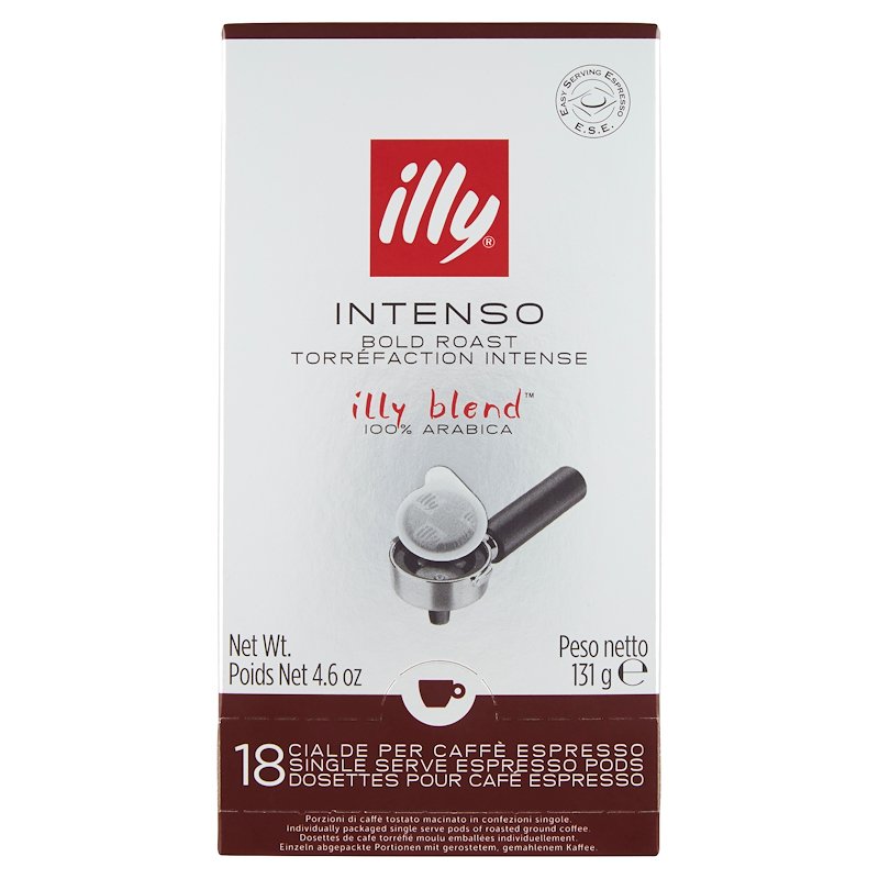 Illy - 18 Cialde Caffè Monodose E.s.e. Intenso