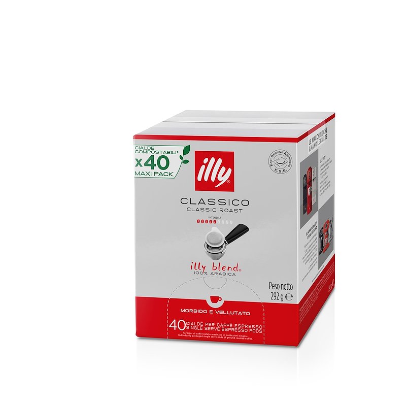 Illy - 40 Cialde Caffè Monodose E.s.e. Classico