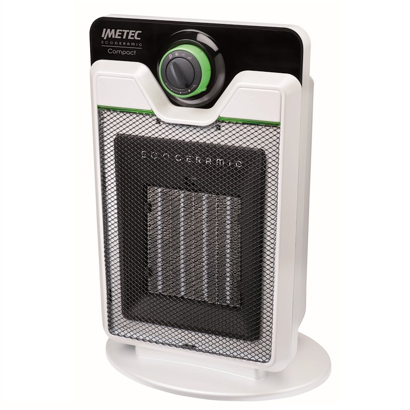 Imetec - Termoventilatore Compact-bianco E Nero