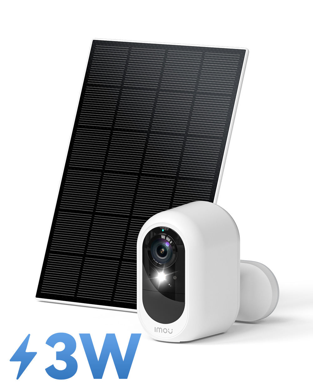 IMOU AOV Air 5MP 3K cam. a batteria | Wi-Fi 2.4/5GHz e 4G LTE, Wi‑Fi + 3W pannello solare / Nessuno