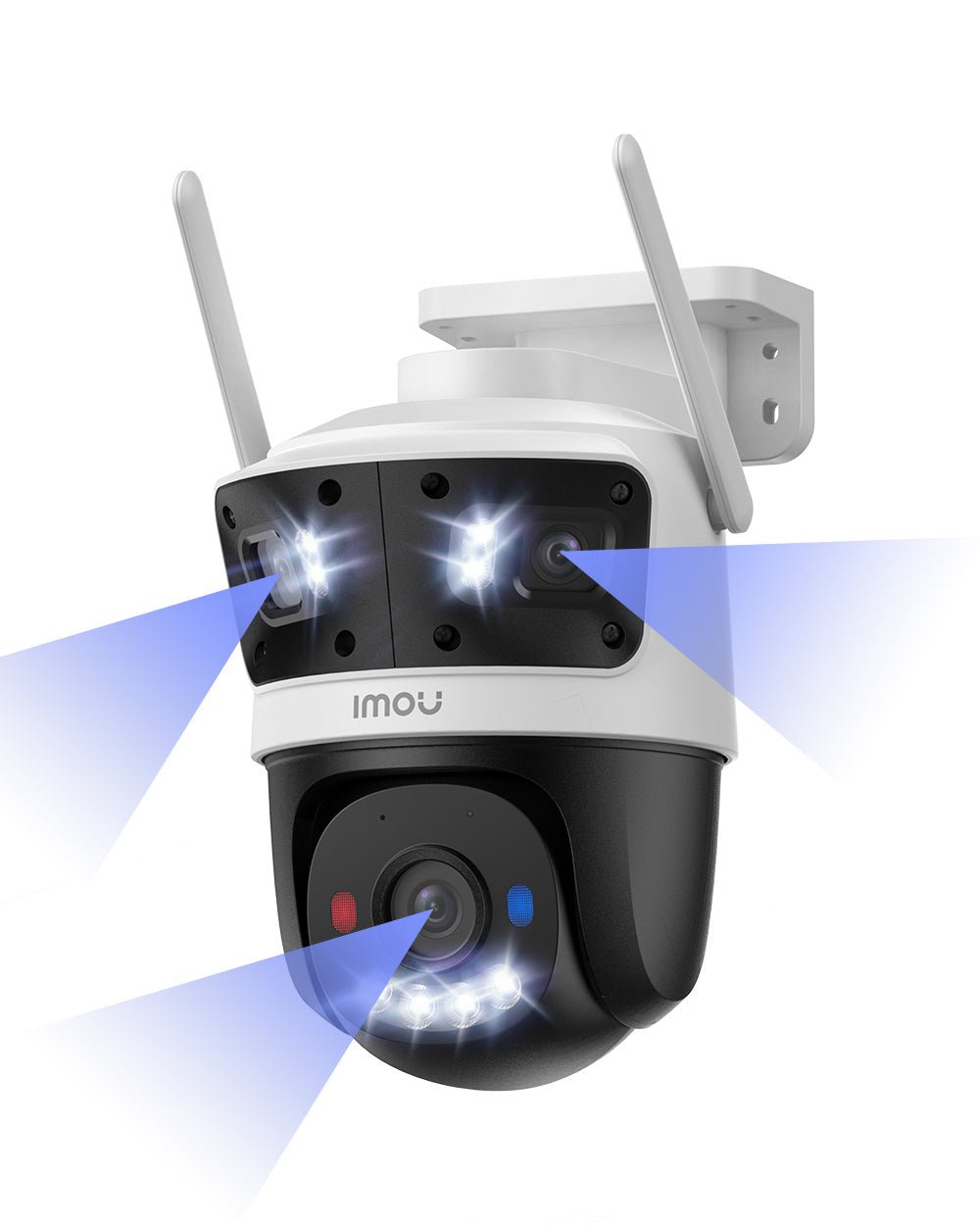 IMOU Cruiser 3 lenti WiFi cam esterna impermeabile, rilev. persone, 5MP（Panoramica e Inclinazione）+3MP（Fisso）+3MP（Fisso） / Nessuno