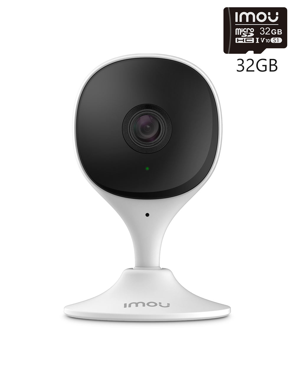 IMOU Cue 2C Telecamera intelligente di sorveglianza di sicurezza WiFi, 2K 3MP / + scheda di memoria da 32 GB