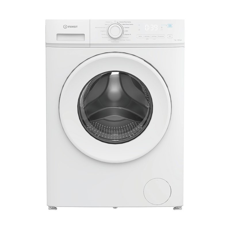 INDESIT IMA 762 MY TIME IT LAVATRICE, Caricamento frontale, 7 kg, 15 programmi, Profondità 47,4 cm, Giri 1200 rpm, Bianco, livello rumorosità centrifuga 76 dB(A), Classe A
