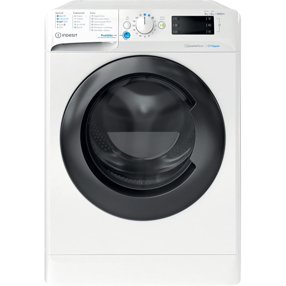 Indesit - Lavasciuga Bde 96436 Wkv It 9/6 Kg Classe A-bianco Indesit - Lavasciuga Bde 96436 Wkv It 9/6 Kg Classe A-bianco