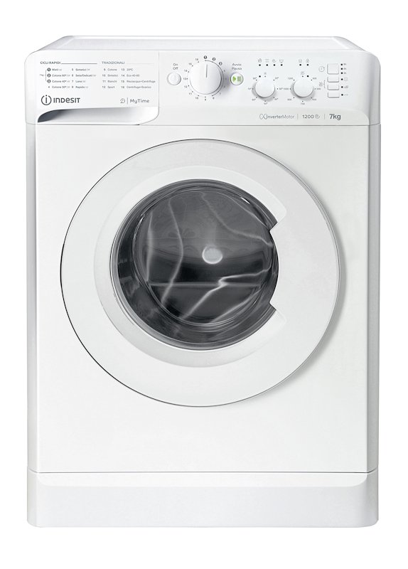 Indesit - Lavatrice Mtwc 71296 W It 7 Kg Classe A