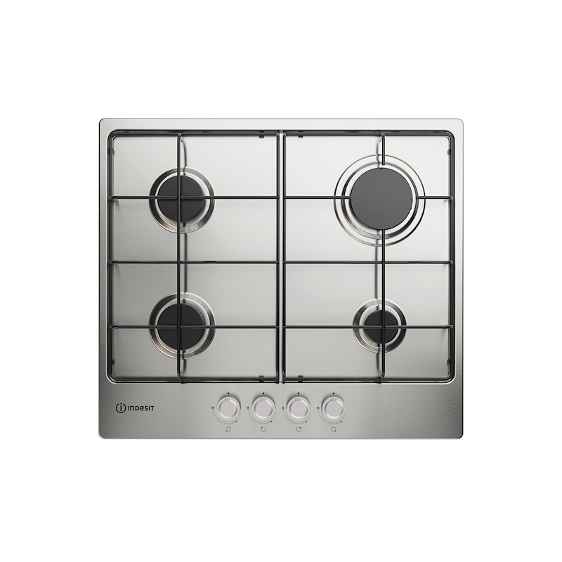 Indesit - Piano Cottura A Gas Thp 642 Ix/i 1 58 Cm