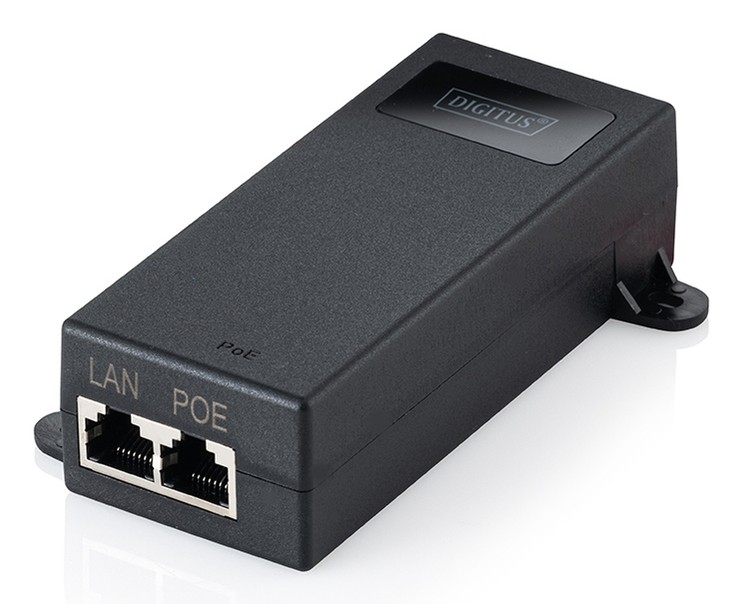 Iniettore Digitus Gigabit Ethernet Poe++ 802.3Bt (60 W) Colore Bianco Iniettore Digitus Gigabit Ethernet Poe++ 802.3Bt (60 W) Colore Bianco