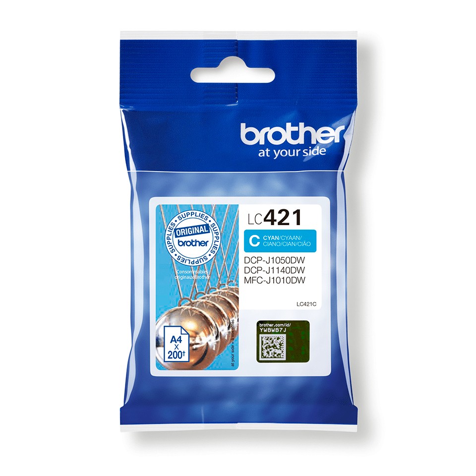 Ink Brother Lc421C Ciano 200Pg Per Dcp J1050Dw Ink Brother Lc421C Ciano 200Pg Per Dcp J1050Dw