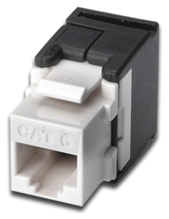 Inserto Jack Utp Non Schermato Rj45 Cat. 6 Toolfree