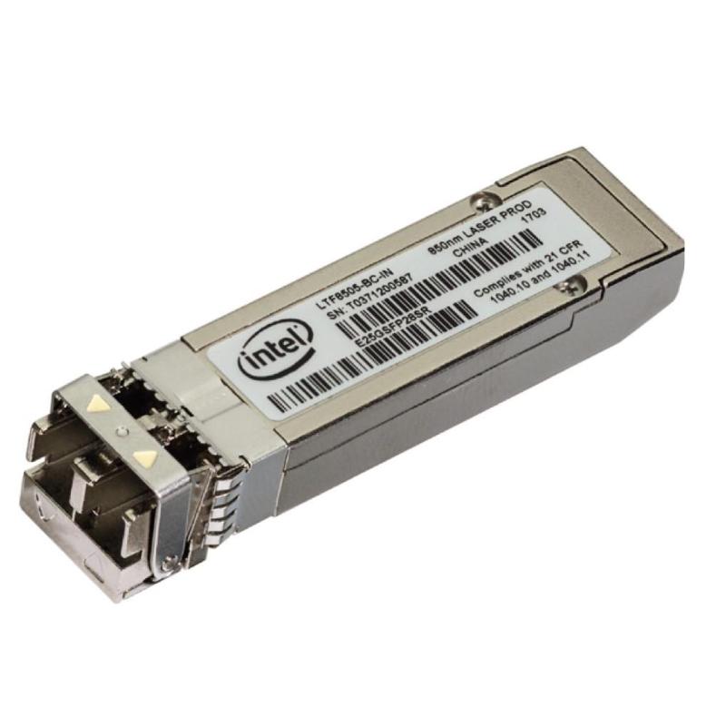 Intel e25gsfp28sr modulo del ricetrasmettitore di rete fibra ottica 25000 mbit/s sfp28 850 nm