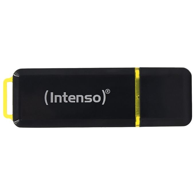 Intenso 3537491 High Speed Line Chiavetta USB 128 GB USB 3.2 Gen 1 Velocita' Lettura 250 MB-s Scrittura 100 MB-s colore Nero Giallo