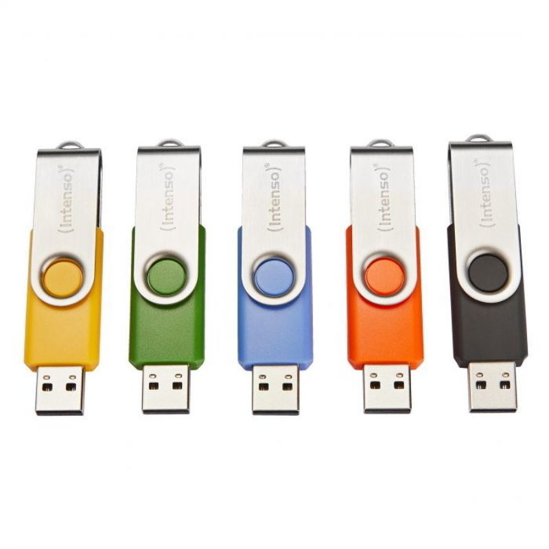 Intenso basic line, 8 gb, usb typ-a, 2.0, 28 mb/s, drehring, schwarz, blau, grun, orange, gelb Intenso basic line, 8 gb, usb typ-a, 2.0, 28 mb/s, drehring, schwarz, blau, grun, orange, gelb