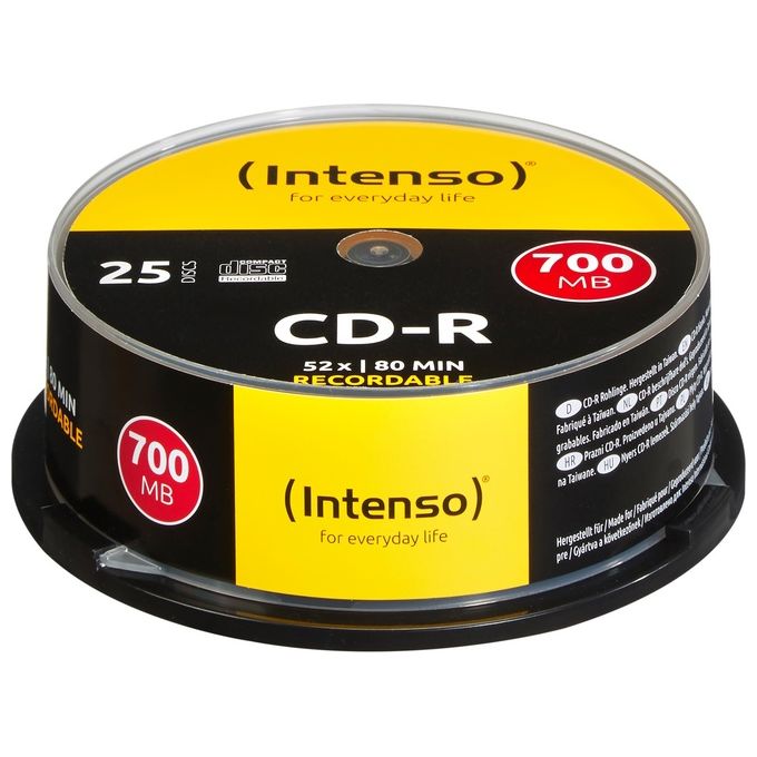 Intenso - Cd-r 700 Mb Cake 25