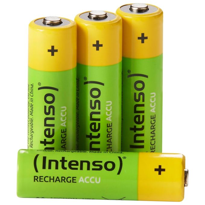 Intenso Energy Eco Batterie Ricaricabili NiMH 2100mAh HR6 AA Confezione da 4