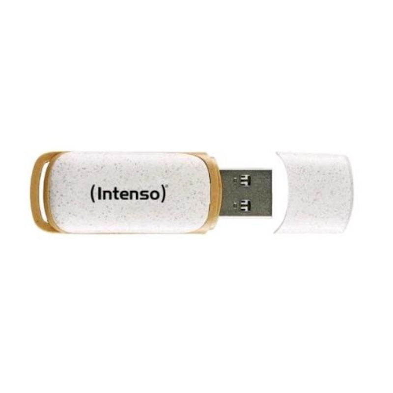 Intenso green line super speed chiavetta usb 128gb usb-a 3.2 velocita lettura 70 mb/s velocita scrittura: 30 mb/s bianco