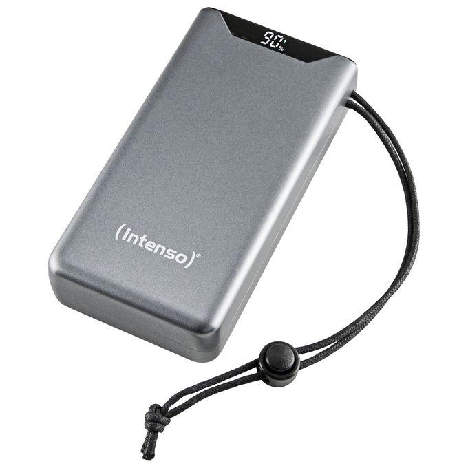Intenso Power Bank 20000 mAh Polimeri di Litio Grigio Intenso Power Bank 20000 mAh Polimeri di Litio Grigio