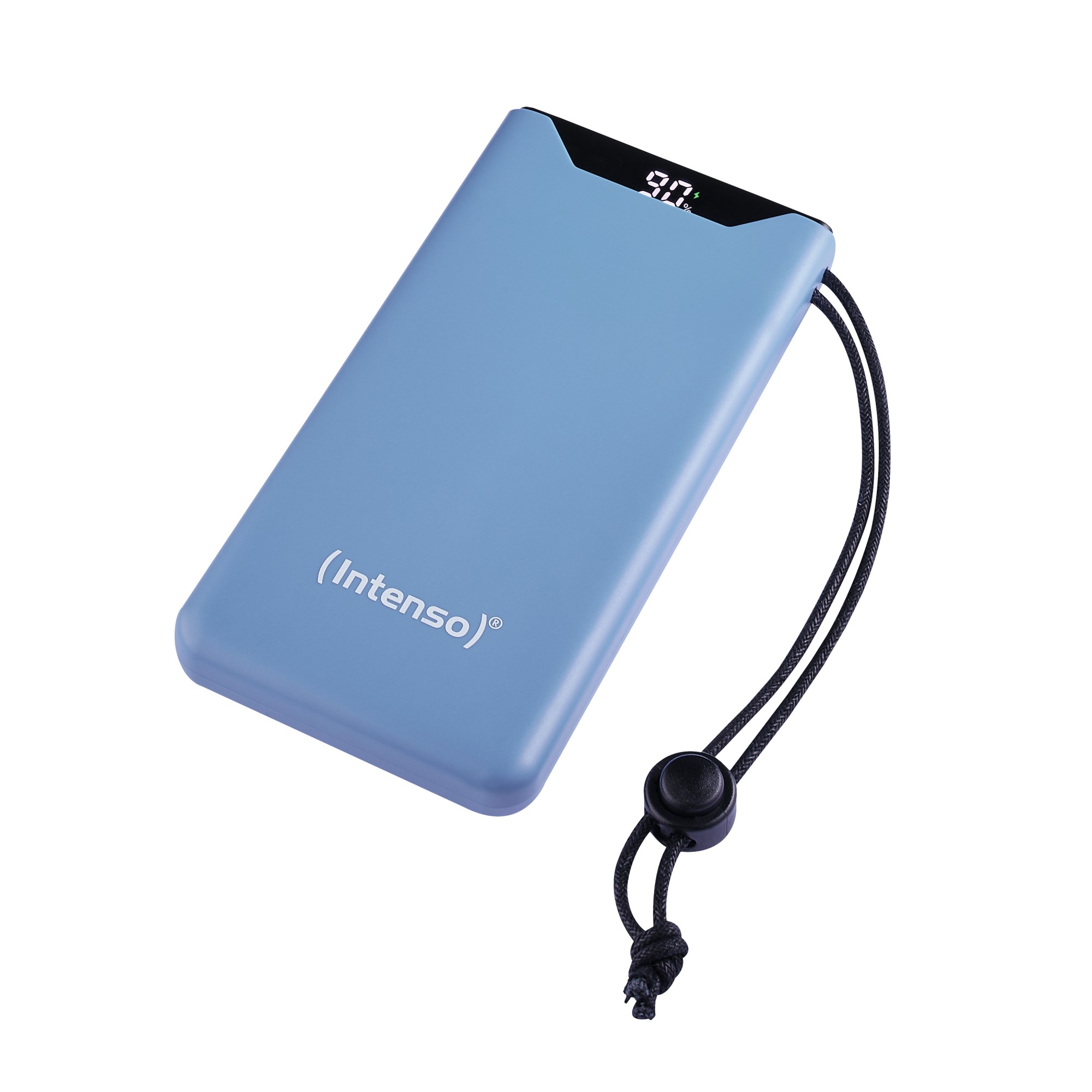 Intenso Power Bank F10000 Pd Qualcomm Quick Charge 3.0 Digital Percentage Display Blue