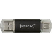 Intenso - Usb Drive 3.2 Twist Line 128 Gb-nero/grigio