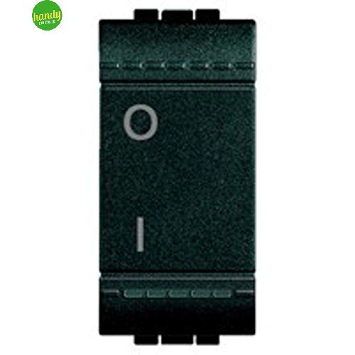 Interruttore Bipolare Bticino Living Light 2p 16 A 230 V Antracite Interruttore Bipolare Bticino Living Light 2p 16 A 230 V Antracite