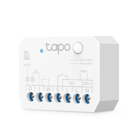 Interruttore intelligente TP-Link Tapo S110E - Bluetooth - WiFi - Compatibile con assistenti virtuali - Programmabile - Monitoraggio energetico - Bianco