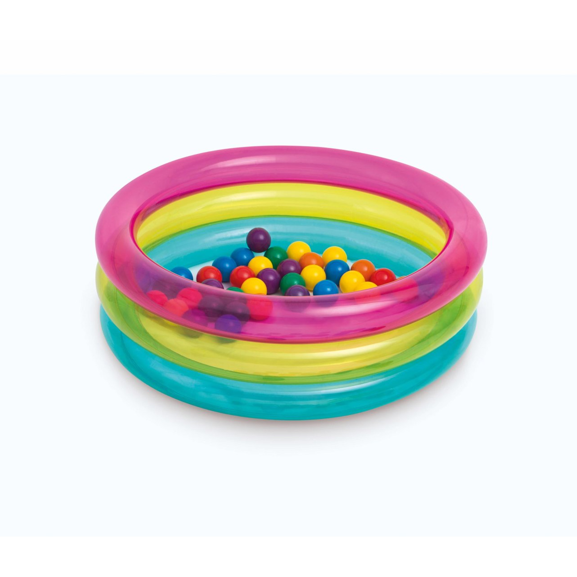 INTEX 48674NP - Piscina Baby 3 Anelli Palline Colorate Cm 86X25 INTEX 48674NP - Piscina Baby 3 Anelli Palline Colorate Cm 86X25
