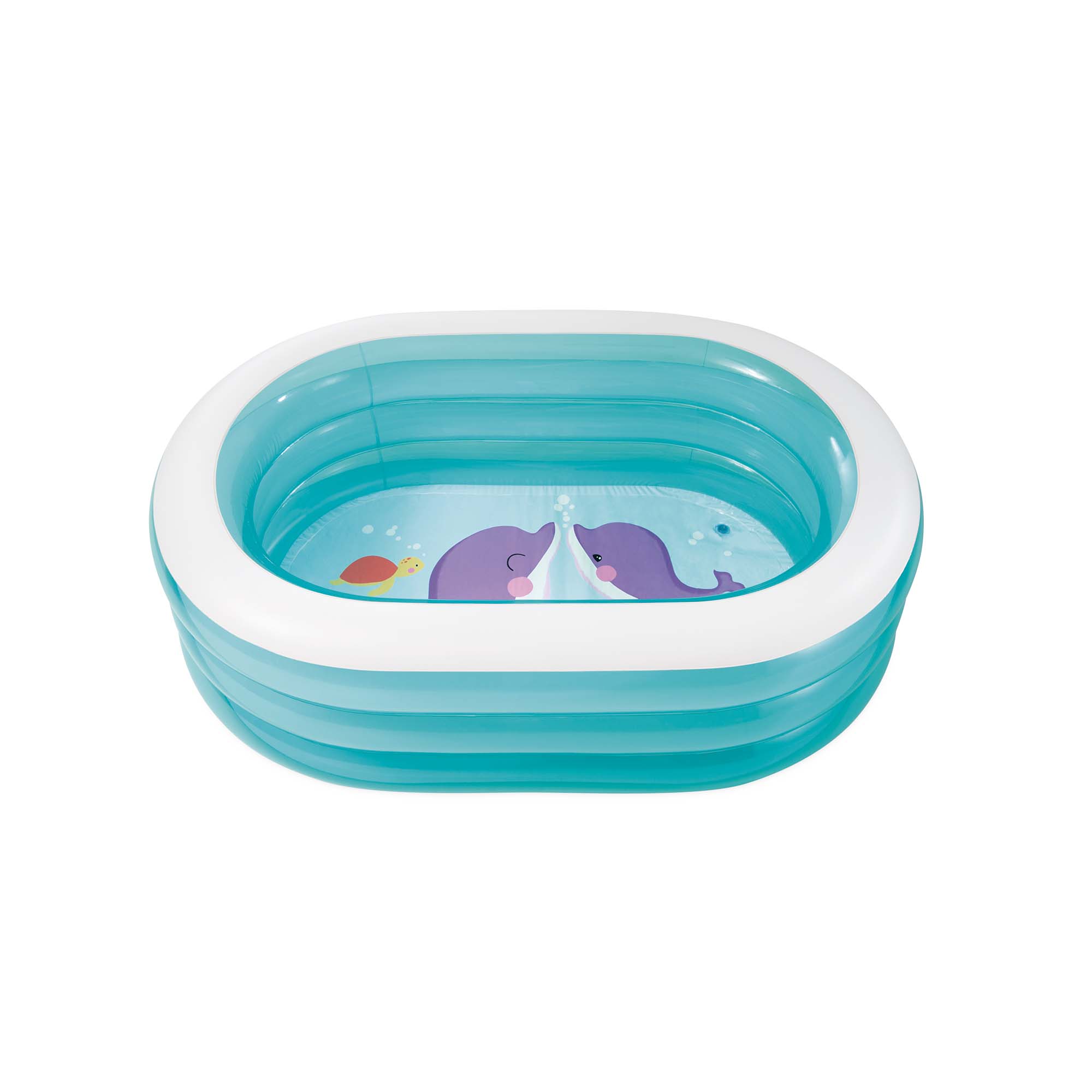 INTEX 57482NP - Piscina Baby Ovale Trasparente Cm 163X107X46