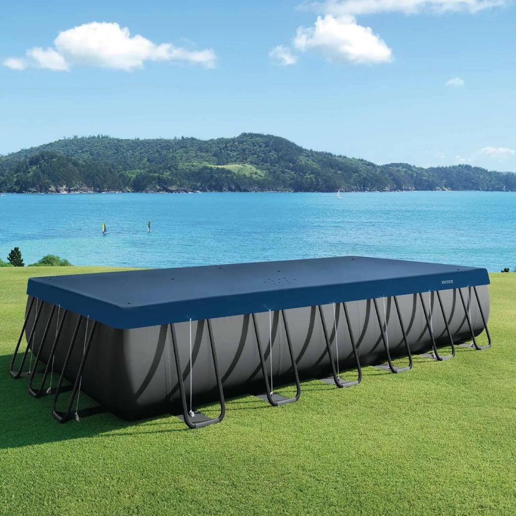 INTEX Copertura per piscina 732 x 366 cm Rettangolare PVC e PET 42035633
