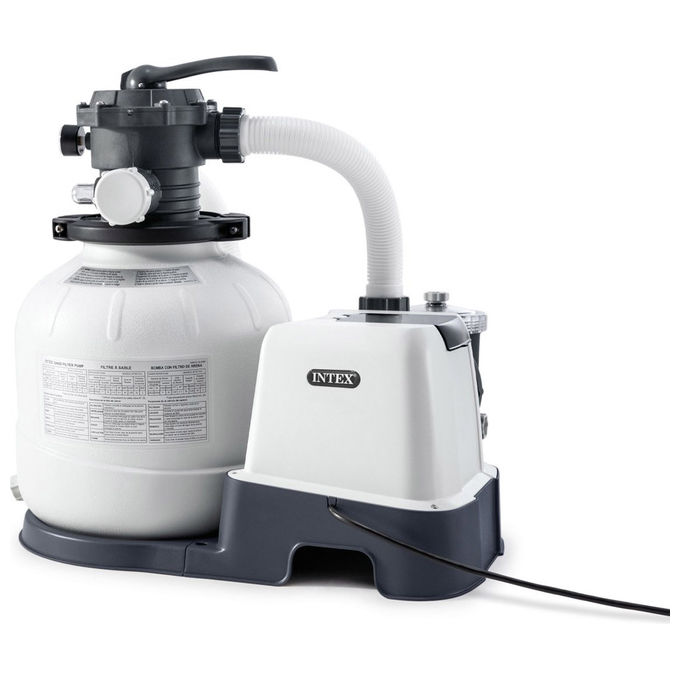 Intex Pompa A Sabbia Combo Con Sistema E,C,O, Per Piscine Fino A 56,800 L, I,1