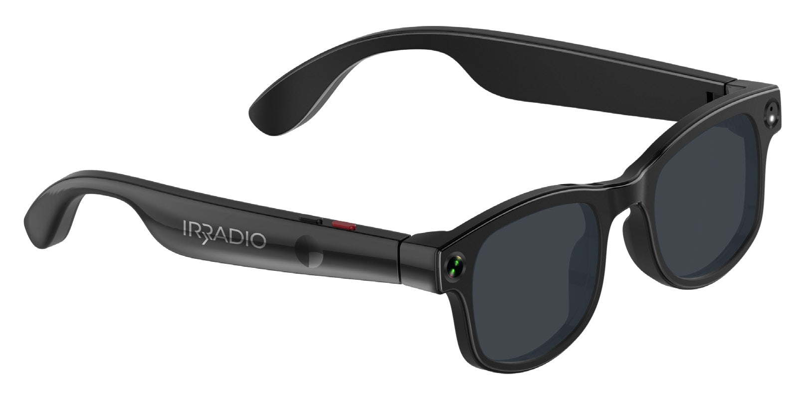 Irradio Occhiali Smart VisionAI Dark 8 MP Wireless 5.4 16 GB Lenti Scure Nero Irradio Occhiali Smart VisionAI Dark 8 MP Wireless 5.4 16 GB Lenti Scure Nero