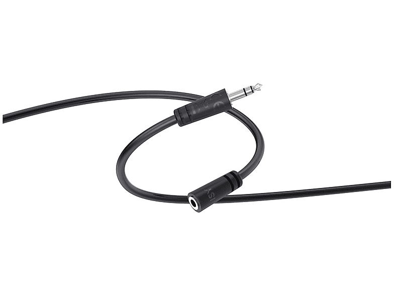 ISY IAU-1009 Cavo audio prolunga da 3 metri con connettori maschio-femmina 3,5 mm. Lunghezza 3m