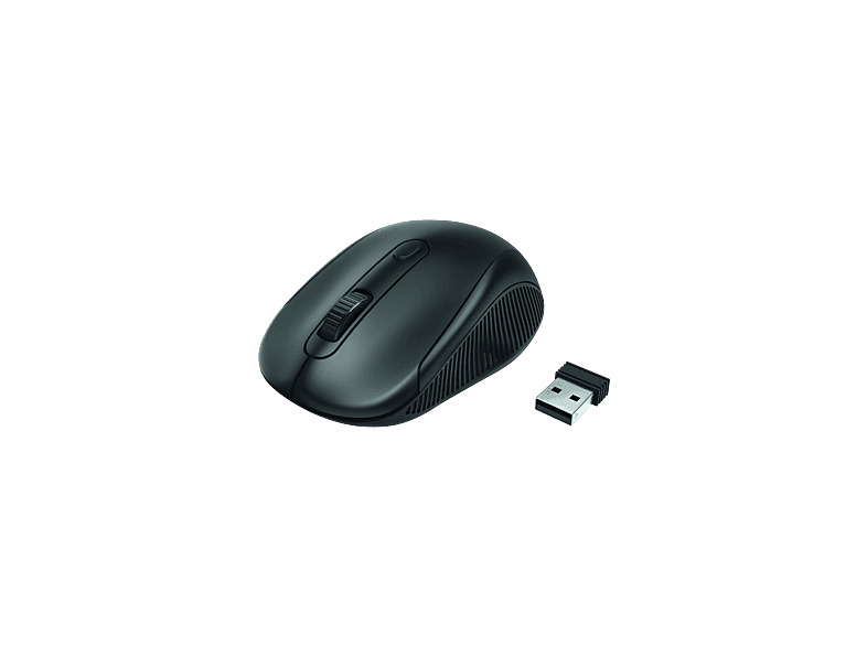 ISY mouse wrl funkmouse bk, Collegamento Wireless, Ingresso: Otticamente a mezzo LED, Scrolling 2 direzioni, Risoluzione max 1600 dpi