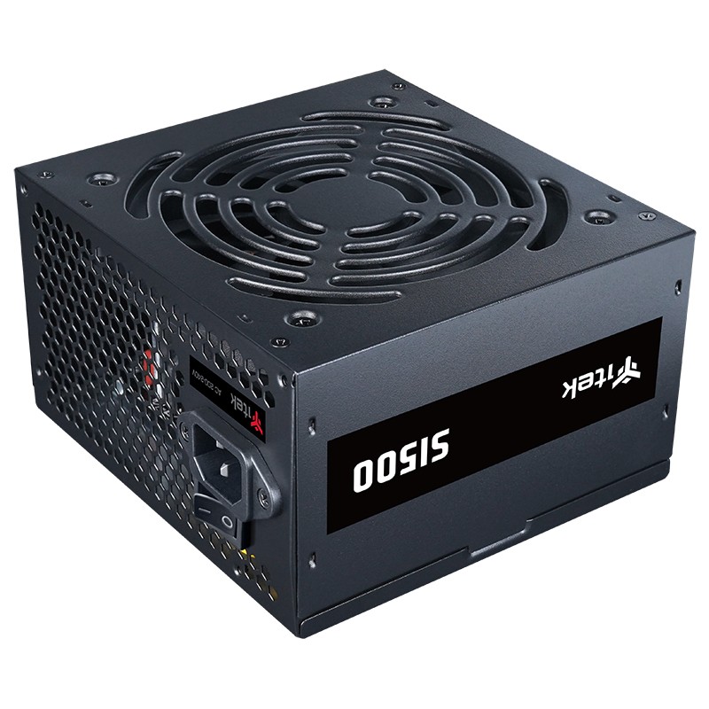 Itek Alimentatore Si500 - 500W Efficienza 80+ Pfc Attivo 12Cm Silent Fan