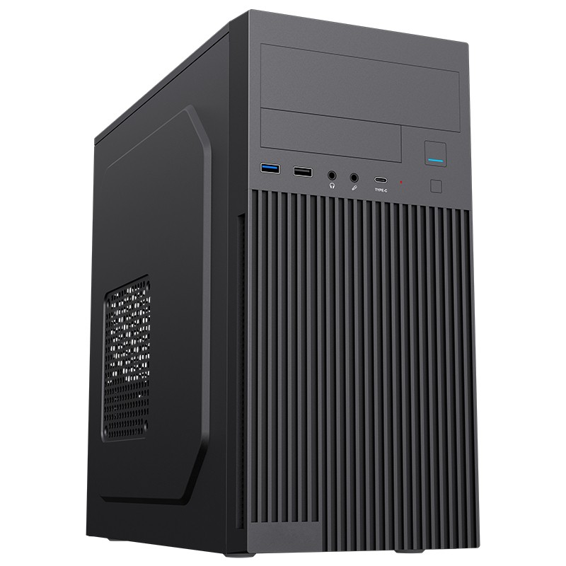 Itek Case Pilot Z23 Lite 23L Mini Tower Matx 500W Psu Type-C Usb3 Usb2